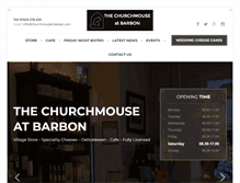 Tablet Screenshot of churchmousecheeses.com